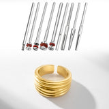 Maxbell 9 Pieces Sandpaper Clamp Rods Sticks for Woodworking Home Workshop Equipment