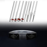 Maxbell 9 Pieces Sandpaper Clamp Rods Sticks for Woodworking Home Workshop Equipment