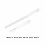 Faux Cat Whiskers Lifelike for DIY Accessories Felting Projects Face Costume 0.18mm White