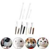 Faux Cat Whiskers Lifelike for DIY Accessories Felting Projects Face Costume 0.18mm White