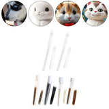 Faux Cat Whiskers Lifelike for DIY Accessories Felting Projects Face Costume 0.18mm White