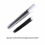 Faux Cat Whiskers Lifelike for DIY Accessories Felting Projects Face Costume 0.18mm Black