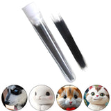 Faux Cat Whiskers Lifelike for DIY Accessories Felting Projects Face Costume 0.18mm Black