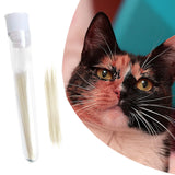 Faux Cat Whiskers Lifelike for DIY Accessories Felting Projects Face Costume 0.35mm Beige