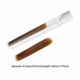 Faux Cat Whiskers Lifelike for DIY Accessories Felting Projects Face Costume 0.35mm Brown
