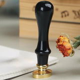 Wax Seal Stamp Handle Multiuse Sealing Stamp Handle for Envelope Card Making Black