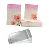 50x Earring Display Cards for Packaging Necklaces Earrings Bracelets D