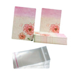 50x Earring Display Cards for Packaging Necklaces Earrings Bracelets D