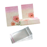 50x Earring Display Cards for Packaging Necklaces Earrings Bracelets D