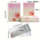 50x Earring Display Cards for Packaging Necklaces Earrings Bracelets D