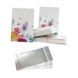 50x Earring Display Cards for Packaging Necklaces Earrings Bracelets E
