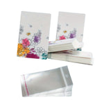 50x Earring Display Cards for Packaging Necklaces Earrings Bracelets E