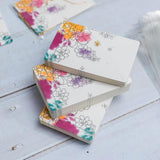 50x Earring Display Cards for Packaging Necklaces Earrings Bracelets E