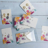 50x Earring Display Cards for Packaging Necklaces Earrings Bracelets E