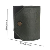 Maxbell Cash Wrap Wallet with Clasp Pouch Organizer for Holiday Business Travel Grey