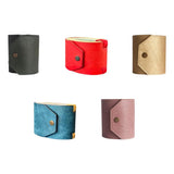 Maxbell Cash Wrap Wallet with Clasp Pouch Organizer for Holiday Business Travel Grey