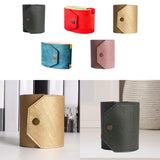 Maxbell Cash Wrap Wallet with Clasp Pouch Organizer for Holiday Business Travel Grey