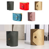 Maxbell Cash Wrap Wallet with Clasp Pouch Organizer for Holiday Business Travel Grey