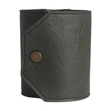 Maxbell Cash Wrap Wallet with Clasp Pouch Organizer for Holiday Business Travel Grey