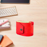 Maxbell Cash Wrap Wallet with Clasp Pouch Organizer for Holiday Business Travel Red