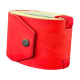 Maxbell Cash Wrap Wallet with Clasp Pouch Organizer for Holiday Business Travel Red