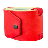 Maxbell Cash Wrap Wallet with Clasp Pouch Organizer for Holiday Business Travel Red