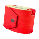 Maxbell Cash Wrap Wallet with Clasp Pouch Organizer for Holiday Business Travel Red