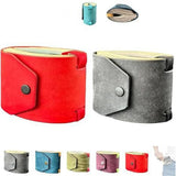 Maxbell Cash Wrap Wallet with Clasp Pouch Organizer for Holiday Business Travel Red