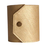 Maxbell Cash Wrap Wallet with Clasp Pouch Organizer for Holiday Business Travel Green