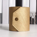 Maxbell Cash Wrap Wallet with Clasp Pouch Organizer for Holiday Business Travel Green