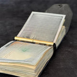 Maxbell Cash Wrap Wallet with Clasp Pouch Organizer for Holiday Business Travel Blue