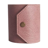 Maxbell Cash Wrap Wallet with Clasp Pouch Organizer for Holiday Business Travel Purple