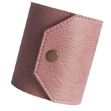 Maxbell Cash Wrap Wallet with Clasp Pouch Organizer for Holiday Business Travel Purple