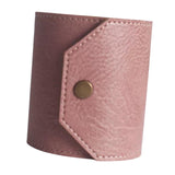 Maxbell Cash Wrap Wallet with Clasp Pouch Organizer for Holiday Business Travel Purple