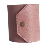 Maxbell Cash Wrap Wallet with Clasp Pouch Organizer for Holiday Business Travel Purple