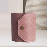 Maxbell Cash Wrap Wallet with Clasp Pouch Organizer for Holiday Business Travel Purple