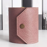 Maxbell Cash Wrap Wallet with Clasp Pouch Organizer for Holiday Business Travel Purple