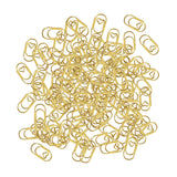 Maxbell 100 Pieces Paper Clips Notes Classified Clips for Personal Documents Journal Gold