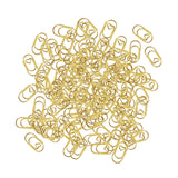 Maxbell 100 Pieces Paper Clips Notes Classified Clips for Personal Documents Journal Gold