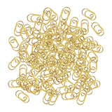 Maxbell 100 Pieces Paper Clips Notes Classified Clips for Personal Documents Journal Gold