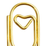 Maxbell 100 Pieces Paper Clips Notes Classified Clips for Personal Documents Journal Gold