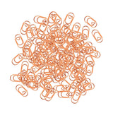 Maxbell 100 Pieces Paper Clips Notes Classified Clips for Personal Documents Journal Rose Gold