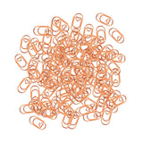 Maxbell 100 Pieces Paper Clips Notes Classified Clips for Personal Documents Journal Rose Gold