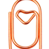 Maxbell 100 Pieces Paper Clips Notes Classified Clips for Personal Documents Journal Rose Gold