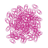 Maxbell 100 Pieces Paper Clips Notes Classified Clips for Personal Documents Journal Pink