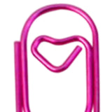 Maxbell 100 Pieces Paper Clips Notes Classified Clips for Personal Documents Journal Pink