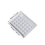 Maxbell 28 Wells Art Supplies White Paint Palette for Painting Artists Professionals With Lid