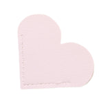 Maxbell PU Leather Heart Bookmark Clips Page Book Mark for Girls Book Lovers Readers White