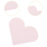 Maxbell PU Leather Heart Bookmark Clips Page Book Mark for Girls Book Lovers Readers White