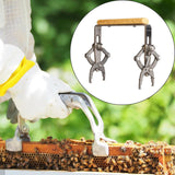 Maxbell Beehive Frame Gripper Grip Tool Compact Wooden Handle Beekeeping Tool
